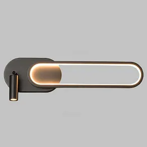 Бра с подсветкой Imperiumloft CARIT B Black carit01