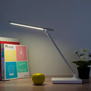 Настольная лампа офисная Eurosvet Brooklyn 80423/1 серебристый 5W