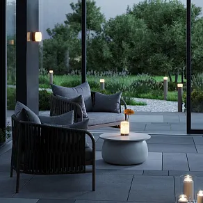 Наземный низкий светильник Odeon Light NATURE 7190/10GL