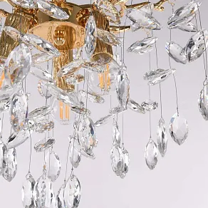 Подвесная люстра Arte Milano Веточка 230110.360.3.E14.D GD