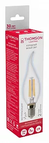 Лампа светодиодная Thomson Filament TAIL Candle E14 7Вт 6500K TH-B2336