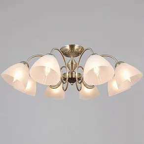 Люстра на штанге ILLUMICO  IL0897-8CSQ-26 AB ELITE