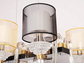 Подвесная люстра Manne L.4306 L.4306-6 SILVER GO+BL