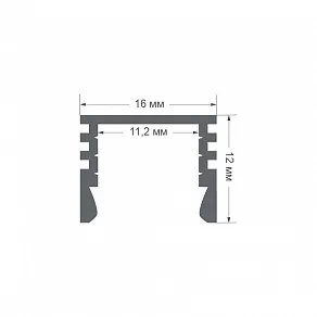 Профиль накладной Apeyron Electrics  08-10-01Ч