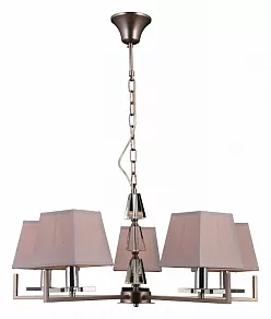 Подвесная люстра Natali Kovaltseva 75006 75006/5C SILVER GRAY