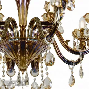 Подвесная люстра iLamp Asia 61081-8+4 BR