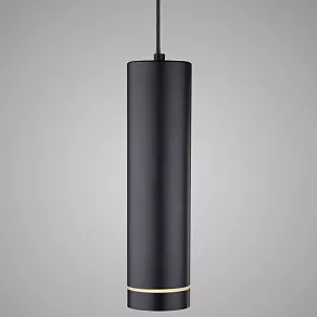 Подвесной светильник Eurosvet Topper DLR023 12W 4200K черный матовый