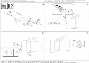 Бра Ideal Lux Mouse MOUSE AP1 NERO