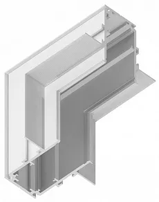 Соединитель угловой L-образный для треков встраиваемых Ambrella GL GL3362
