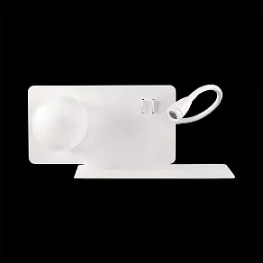 Бра с подсветкой Ideal Lux Book-2 BOOK-2 AP2 BIANCO
