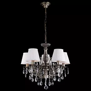 Подвесная люстра Eurosvet 3646 3646/5 античная бронза/прозрачный хрусталь