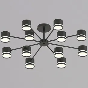 Люстра на штанге Reluce 89730 89730-0.3-12 GX53 BK