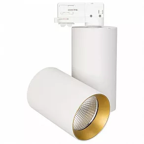 Светильник на штанге Arlight Sp-Polo SP-POLO-TRACK-TURN-R85-15W White5000 (WH-GD, 40 deg)