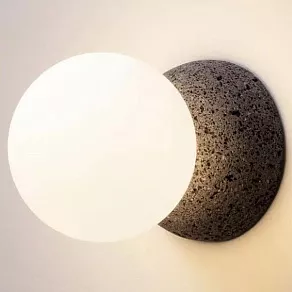 Накладной светильник iLamp Foxtrot 10695W/1-D100 BK-WH