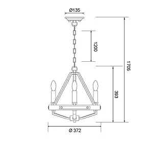 Подвесная люстра Wertmark BRENDA WE586.03.023