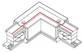 Соединитель угловой L-образный для треков Nowodvorski Ctls Power 8228