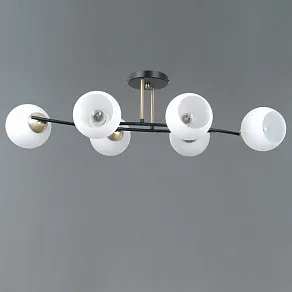 Потолочная люстра ILLUMICO TRENTO IL0798-6CSQ-25 BK AB TRENTO