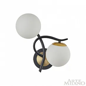 Бра Arte Milano Neapolis-73408 273408/2B BK/GD
