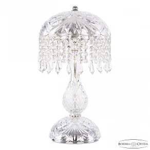 Настольная лампа декоративная Bohemia Ivele Crystal 1478 14781L1/22 Ni Drops