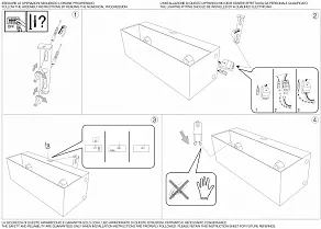 Накладной светильник Ideal Lux Flash FLASH AP2 CORTEN
