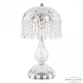Настольная лампа декоративная Bohemia Ivele Crystal 1478 14781L1/22 Ni Balls