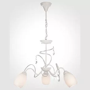 Подвесная люстра Eurosvet 60033 60033/3 белый с серебром