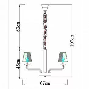 Подвесная люстра Divinare Palermo 1700/02 LM-6