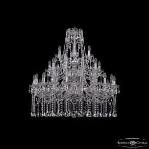 Подвесная люстра Bohemia Ivele Crystal 1413 1413/20+10+5/360/3d Ni