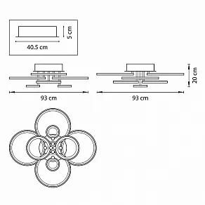 Потолочная люстра Lightstar Breve 749094