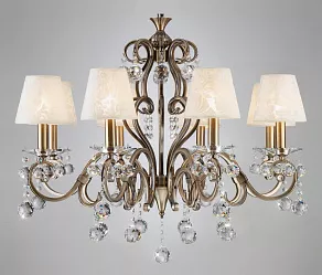 Подвесная люстра Eurosvet Eileen 1448/8 античная бронза Strotskis