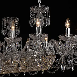Подвесная люстра Bohemia Ivele Crystal 1453 1453/18/195/1500 Ni