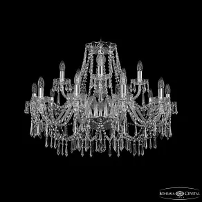 Подвесная люстра Bohemia Ivele Crystal 1403 1403/10+5/300 Ni