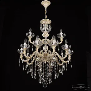 Подвесная люстра Bohemia Ivele Crystal AL7901 AL79101/10+5/250/2D B WMG P Clear/M-1H