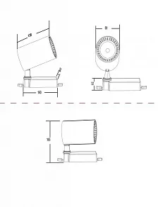 Светильник на штанге Maytoni Vuoro TR029-3-30W4K-W