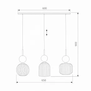Подвесная люстра TK Lighting  11147