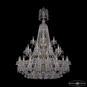 Подвесная люстра Bohemia Ivele Crystal 1409 1409/20+10+5/400/XL-159/3d G
