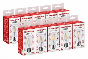 Лампа светодиодная Thomson Filament A60 E27 9Вт 4500K TH-B2062