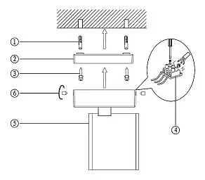 Накладной светильник Globo Capro 34265-1