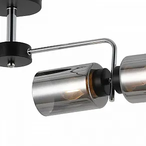 Люстра на штанге ILLUMICO  IL8249-4COU-79 BK CR