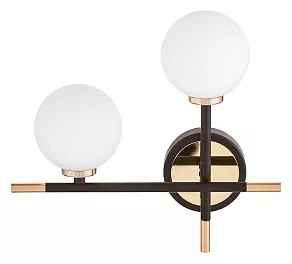 Бра LUMINA DECO Marsiada LDW 6033N-2 BK+FGD