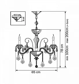 Подвесная люстра Osgona Lusso 788064
