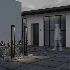 Наземный высокий светильник Maytoni Bonn O425FL-L20GF