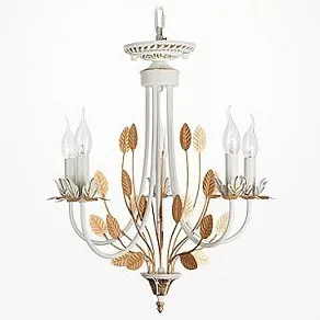 Подвесная люстра Eurosvet 60023 60023/5 белый с золотом