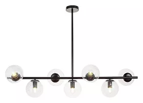 Люстра на штанге LUMINA DECO Fredica LDP 6030-7 BK+PR