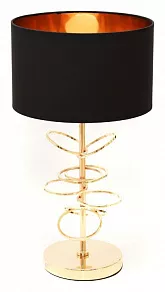 Настольная лампа декоративная LUMINA DECO Fabi LDT 5530 F.GD+BK