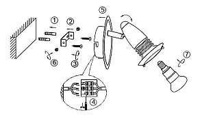 Бра Globo Dexter 54342-1
