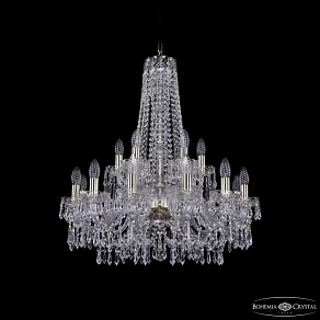 Подвесная люстра Bohemia Ivele Crystal 1403 1403/12+6/240/h-76 G