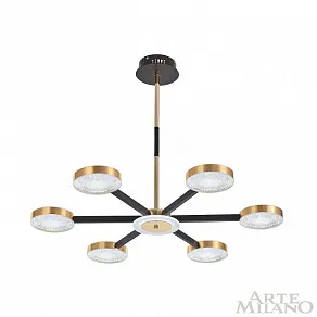 Люстра на штанге Arte Milano Ferrara-72079 272079/6 BK/GD