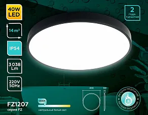 Накладной светильник Ambrella FZ FZ1207