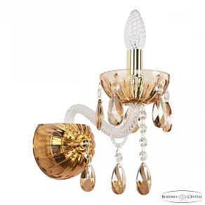 Бра Bohemia Ivele Crystal 5413 5413B/1/165 G Amber/M-1H K721